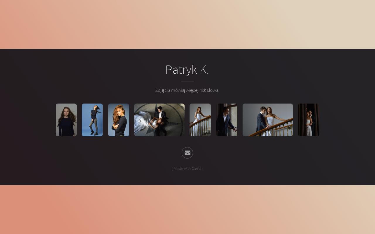 Carrd profile picture for @patryk